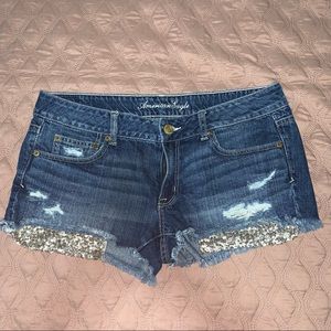 American Eagle jean shorts